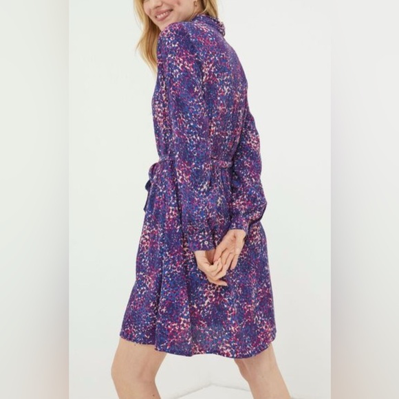 NWT - Fat Face Women's Charlie Layered Spot Shirt Dress - US 12/L - Picture 3 of 14